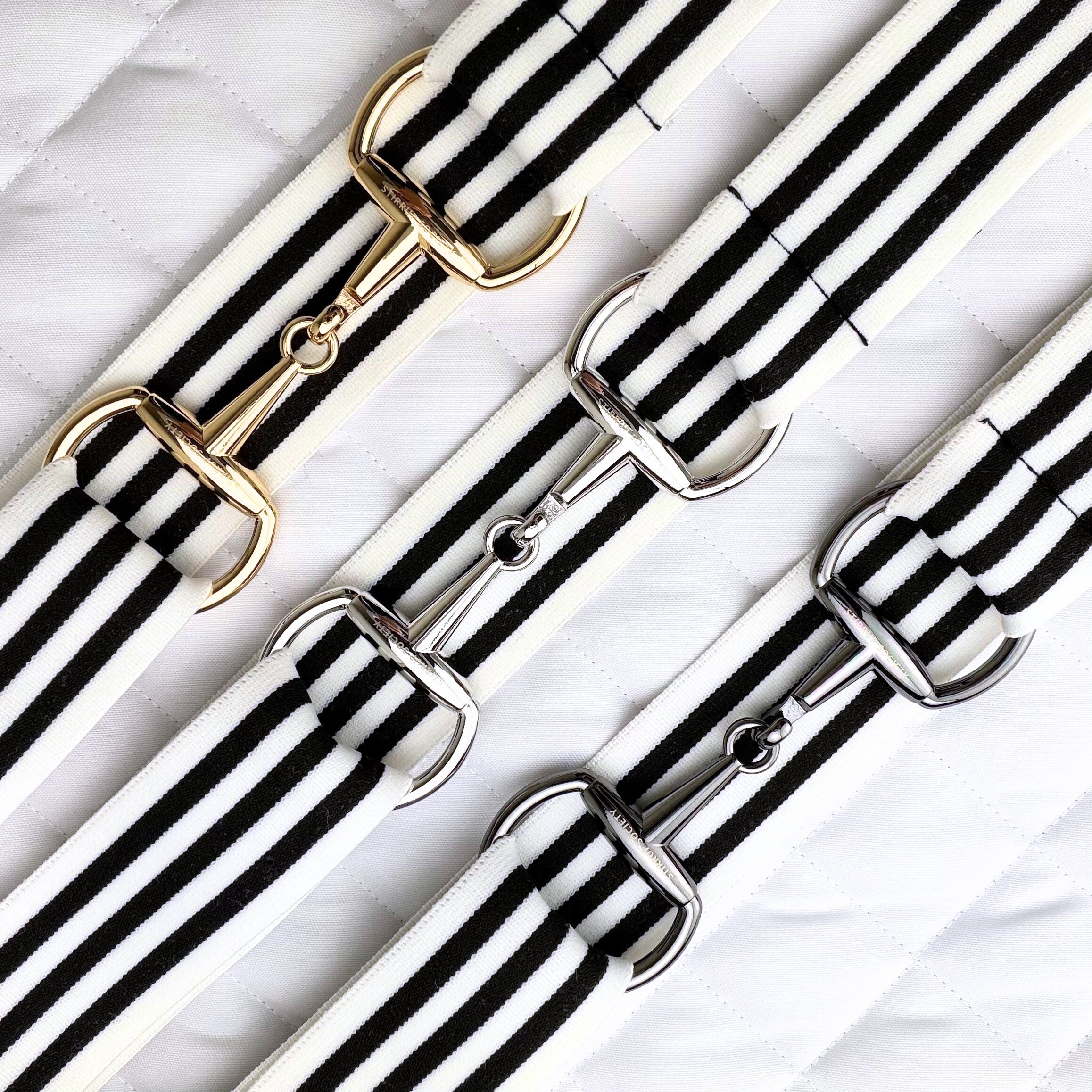 JOEY with Hematite Snaffle Buckle