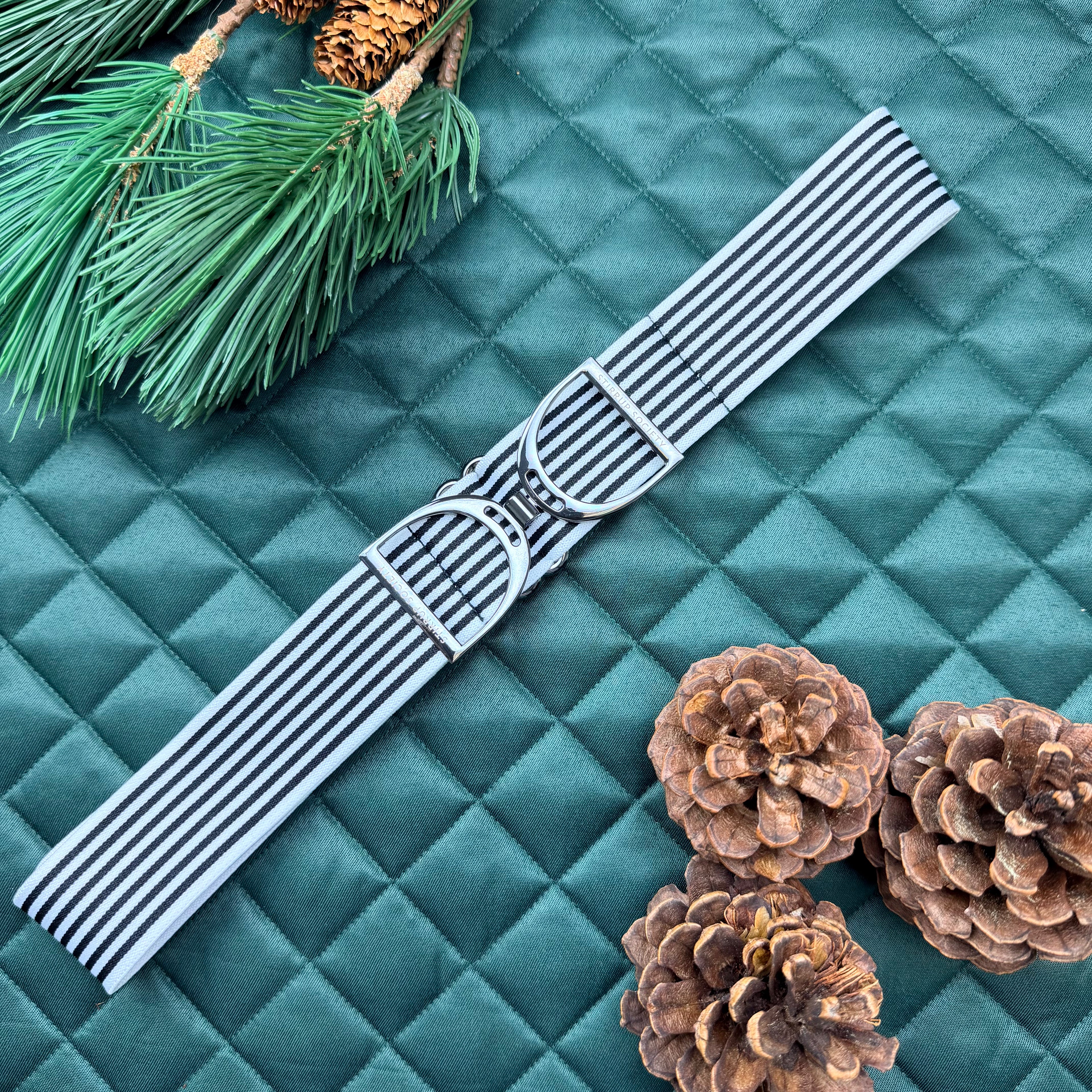 DAISY with Hematite Stirrup Buckle