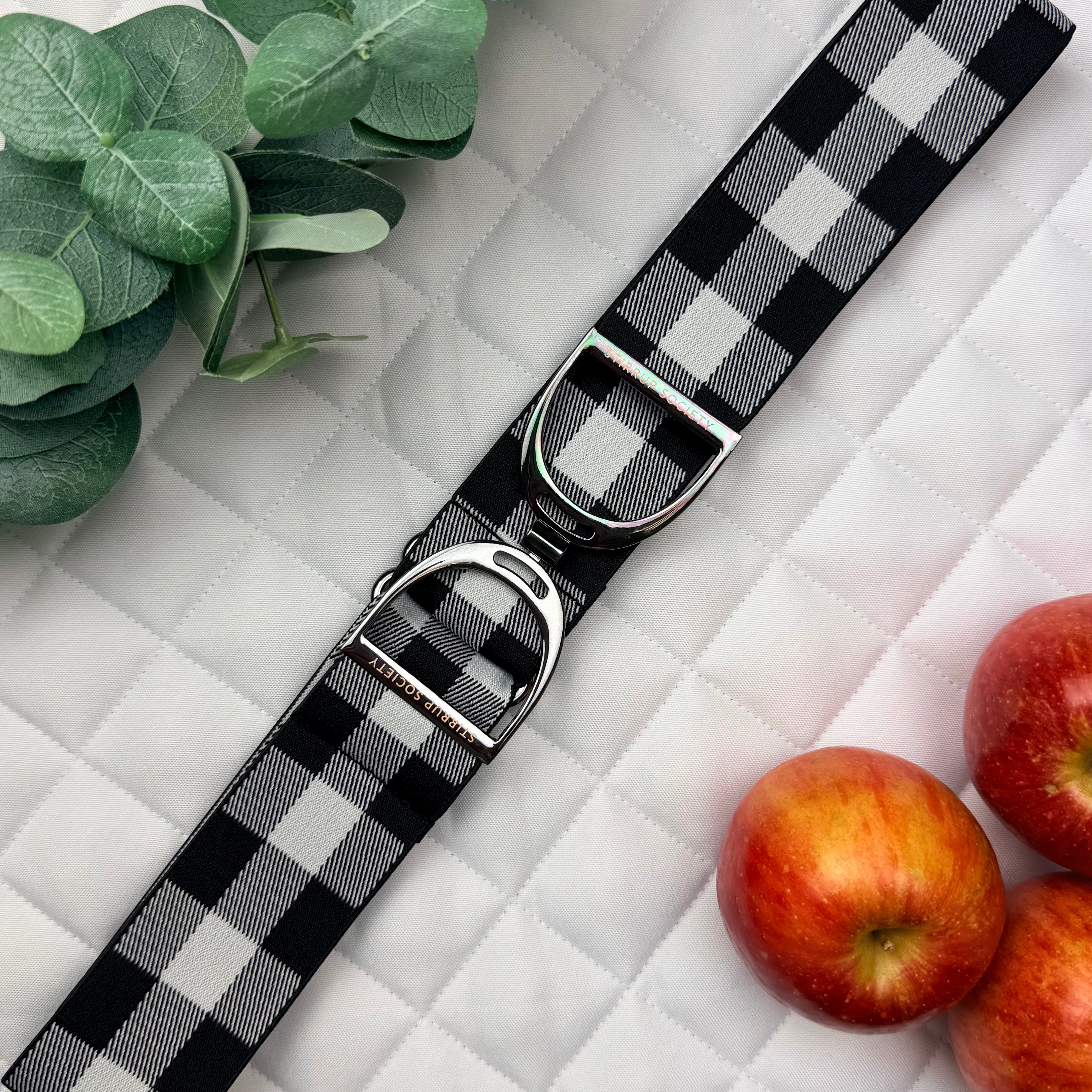 BEAR with Hematite Stirrup Buckle