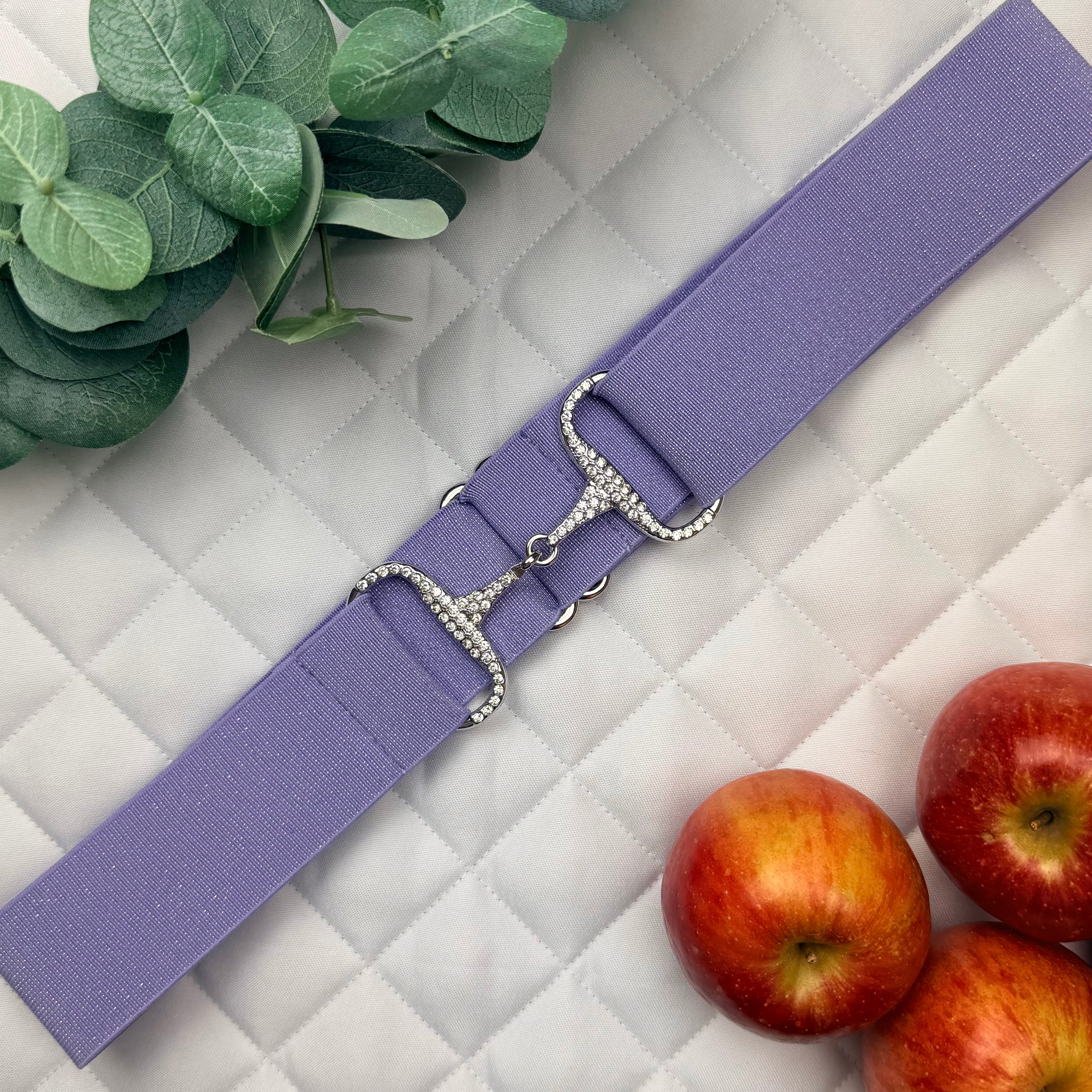 CRYSTAL with Silver Rhinestone Buckle