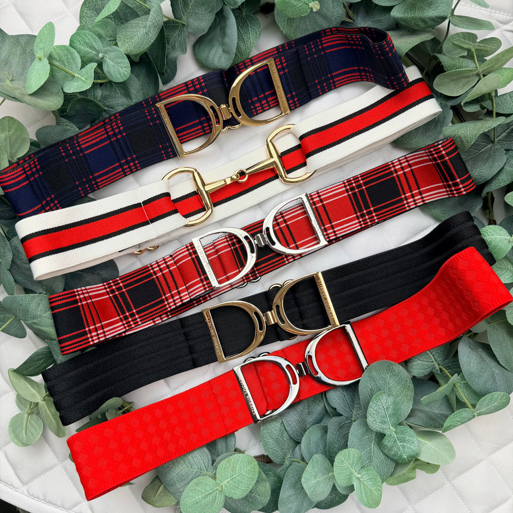 REDFORD with Gold Snaffle Buckle