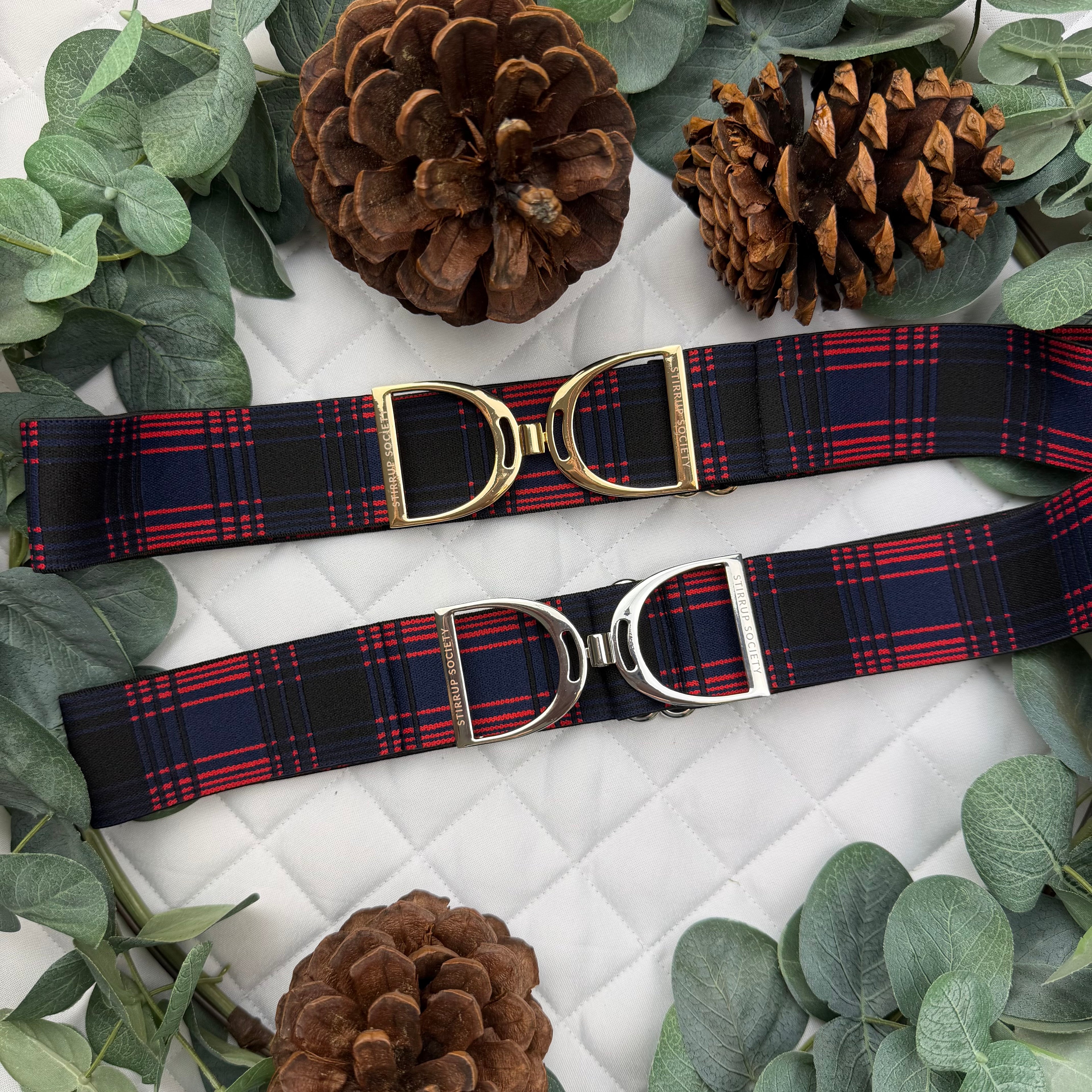 RIVER with Gold Stirrup Buckle