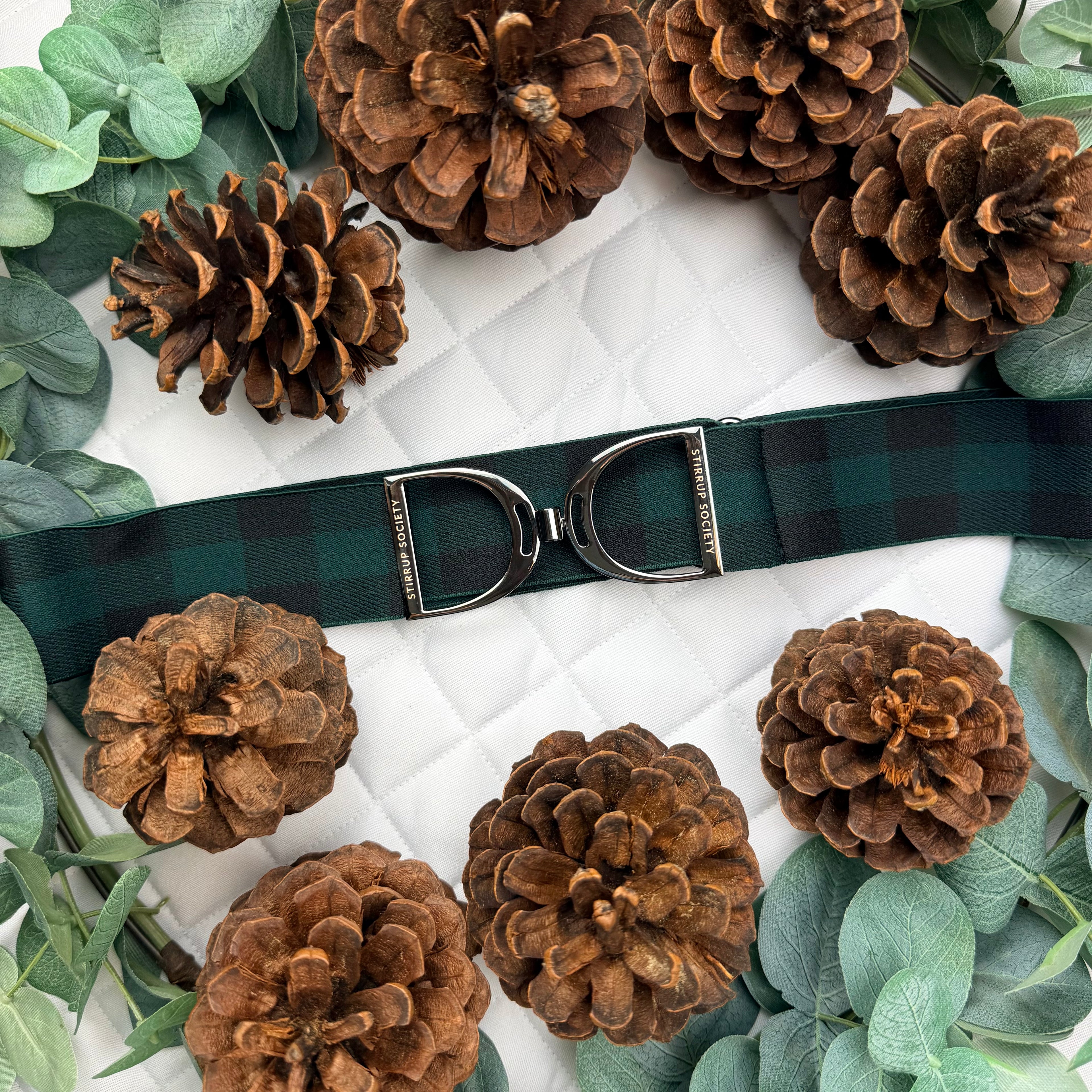 JAXON with Hematite Stirrup Buckle