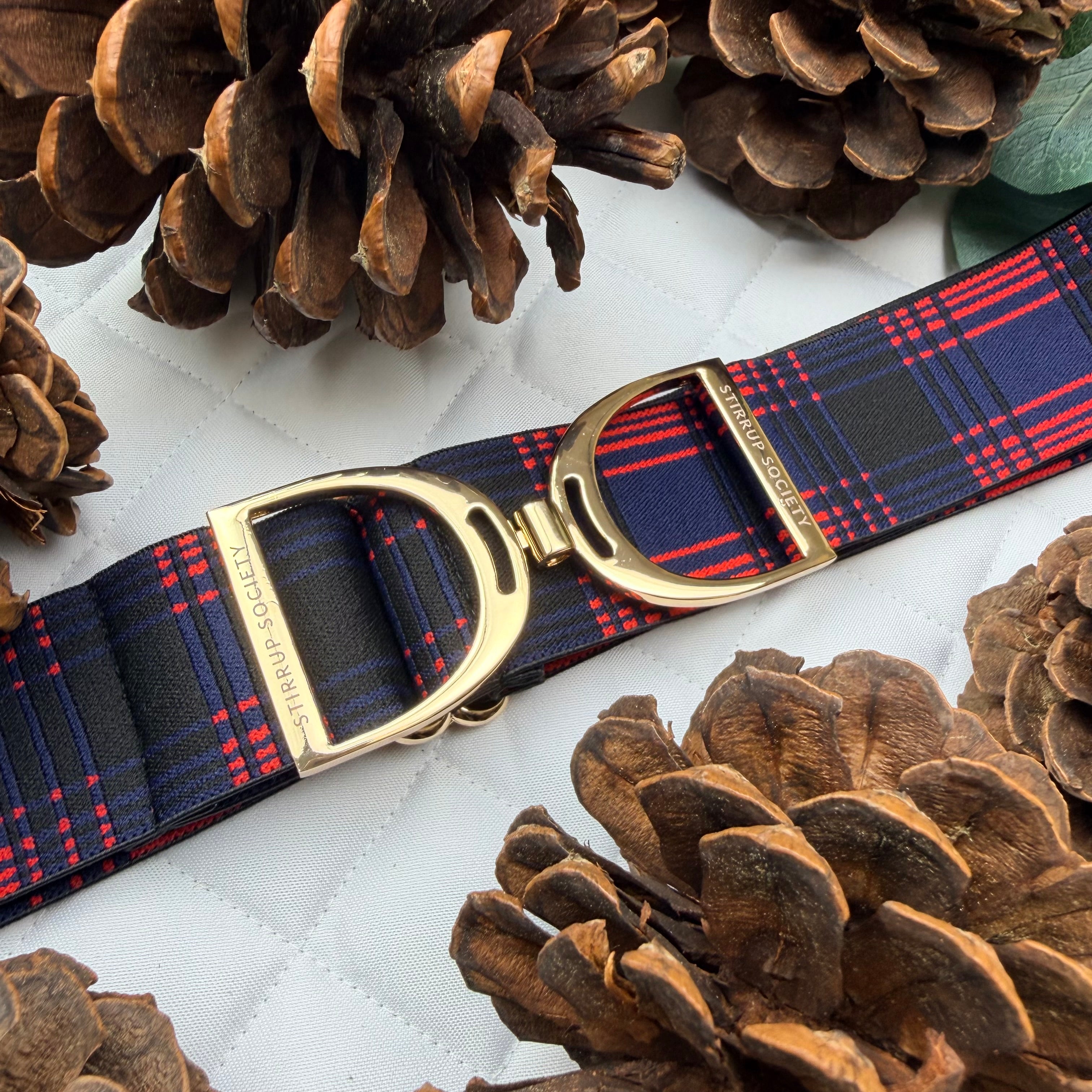 RIVER with Gold Stirrup Buckle