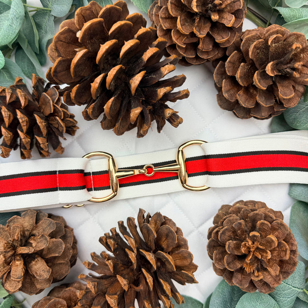 REDFORD with Gold Snaffle Buckle