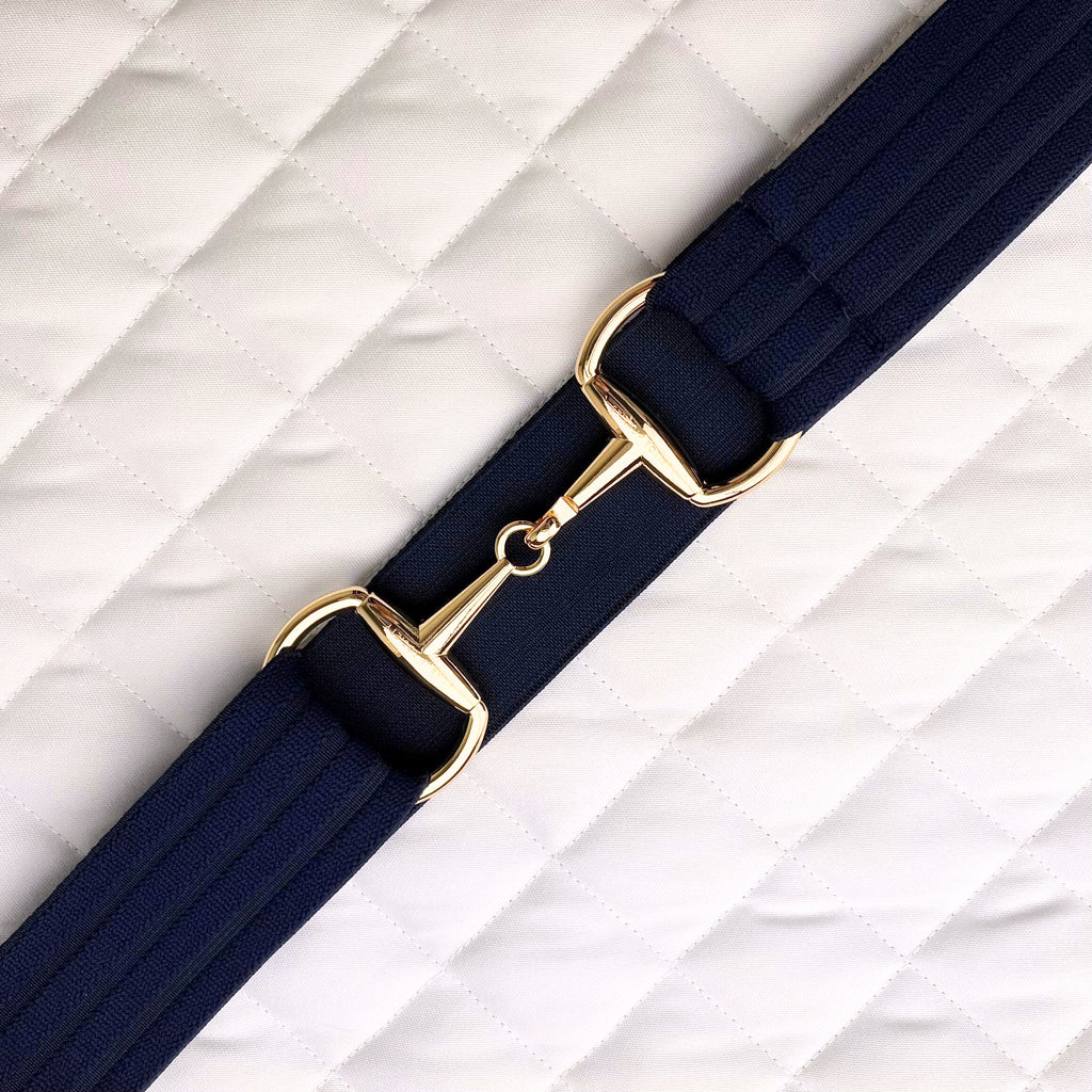 REY in Gold Snaffle Buckle